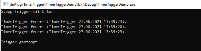 Timer Trigger Demo