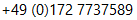 +49 (0)172 7737589
